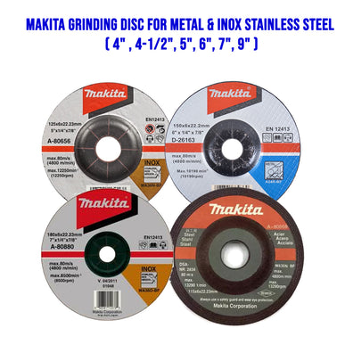 Makita Grinding Disc for Metal & Inox Stainless Steel ( 4