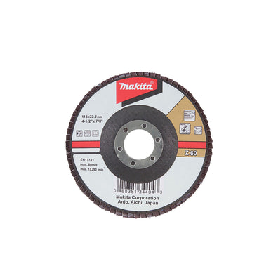 Makita Zirconia Aluminum Flap Disc ( Industrial for Heavy Duty & Economy type )