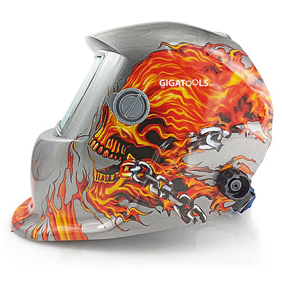 MailTank SH91 Auto Darkening Solar Welding Helmet with Dimmer Darkness Control, Lithium Battery Power (210mAh) - GIGATOOLS.PH