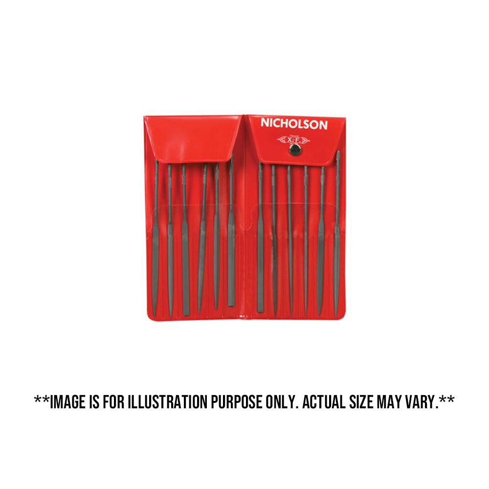 Nicholson 12pcs Round Needle File Set ( 0.5 - 1/2” ) – GIGATOOLS ...