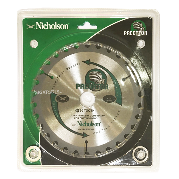 Nicholson Circular Saw Carbide Tip for Wood ( 7-1/4" x 30T )