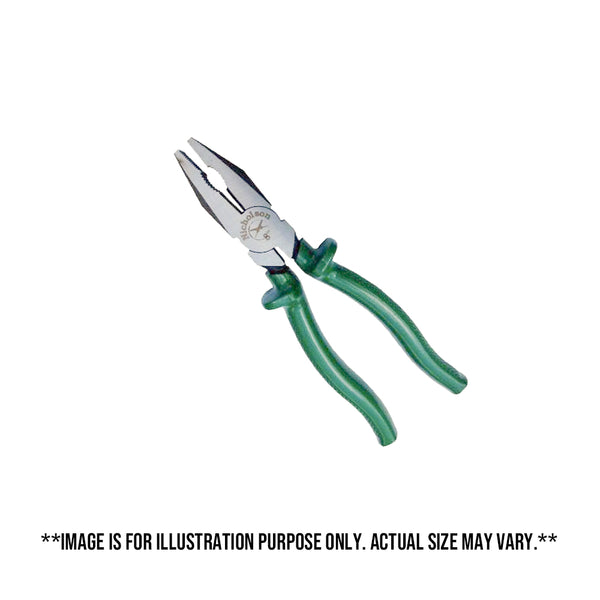 Nicholson Lineman's Combination Pliers Green PVC Grip