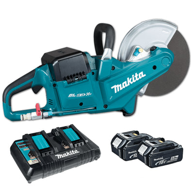 Makita DCE090PT2 Cordless Brushless Power Cutter  230mm (9″) 18V x2 (36V) LXT® Li-Ion (Kit Set)