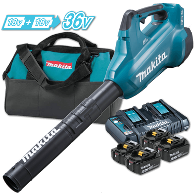 Makita DUB362PT4X Brushless Cordless Variable 6-Speed Blower 36V ( 18Vx2 ) LXT Li-Ion