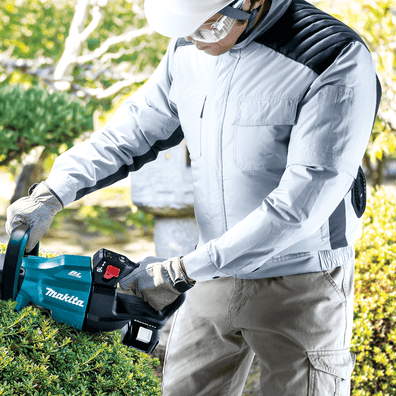 Makita DFJ416Z Fan Jacket for Outdoor Work, Stand-up Collar 12Vmax CXT™/18V LXT® Li-Ion (Bare Tool Only)