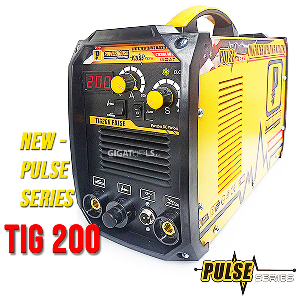 Powerhouse TIG 200 PULSE Dual TIG / MMA DC Inverter Welding Machine (D