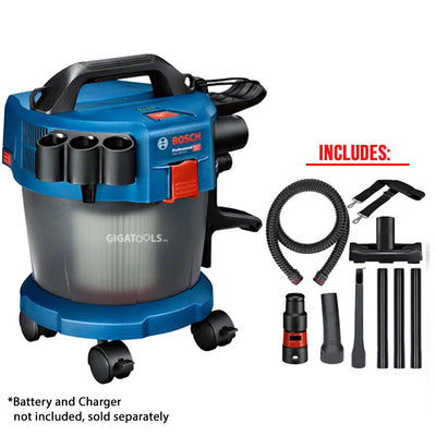 Bosch GAS 18V-10L Professional Heavy Duty Cordless Vacuum Cleaner Premium set Wet/Dry Extractor ( Bare tool only )