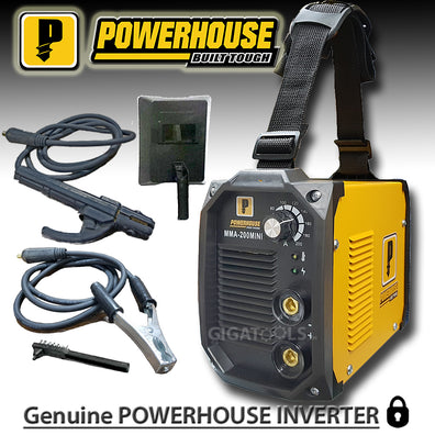 Powerhouse MMA-200 200Amps Portable DC Inverter Welding Machine (100% Copper) - GIGATOOLS.PH