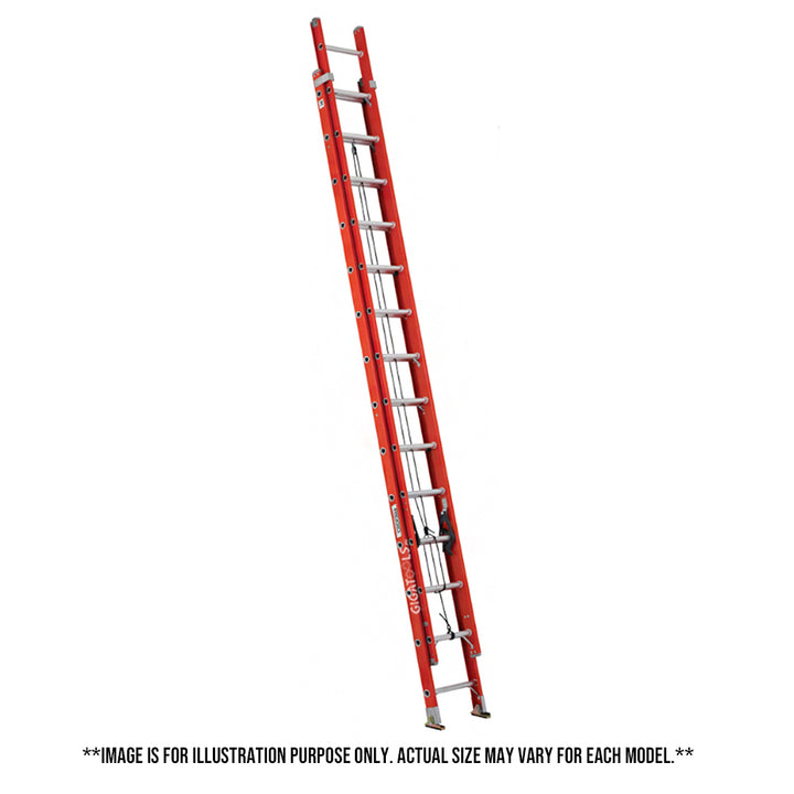 Ridgid Fiberglass Extension Ladders ( Orange ) – GIGATOOLS Industrial ...
