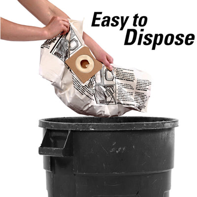 Ridgid High-Efficiency Filter Dust Bags for Dry/Wet Vacuums