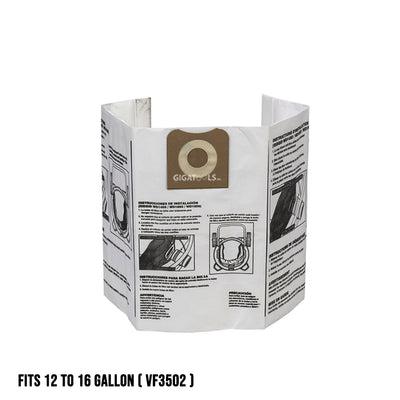 Ridgid High-Efficiency Filter Dust Bags for Dry/Wet Vacuums