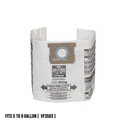 Ridgid High-Efficiency Filter Dust Bags for Dry/Wet Vacuums