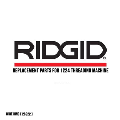Ridgid Replacement Parts for Model 1224 Threading Machine