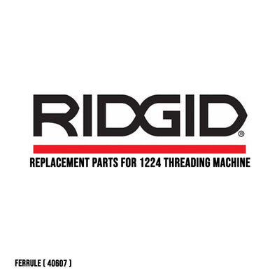 Ridgid Replacement Parts for 1224 Threading Machine