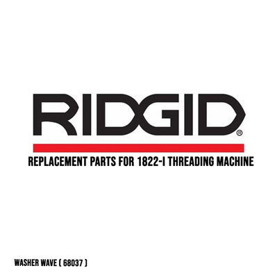 Ridgid Replacement Parts for 1822-I Threading Machine