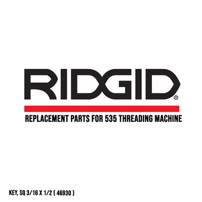 Ridgid Replacement Parts for 535 Threading Machine