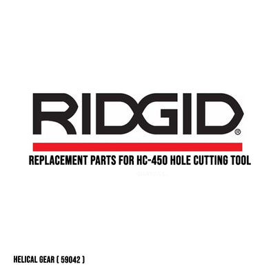 Ridgid Replacement Parts for HC-450 Hole Cutting Tool