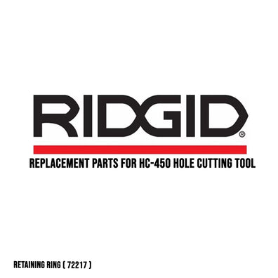 Ridgid Replacement Parts for HC-450 Hole Cutting Tool
