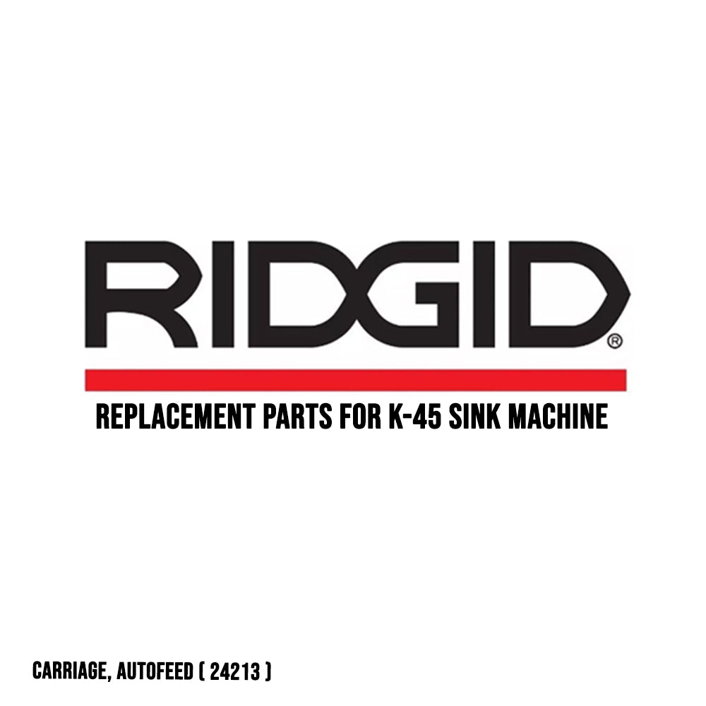 Ridgid Replacement Parts for K-45 Sink Machine