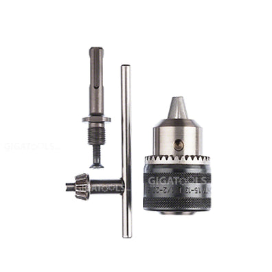 Bosch SDS Plus Adapter with Chuck and Key 1.5-13mm (1/2-inch) for SDS Plus Rotary Hammers ( 2 607 000 982 ) - GIGATOOLS.PH
