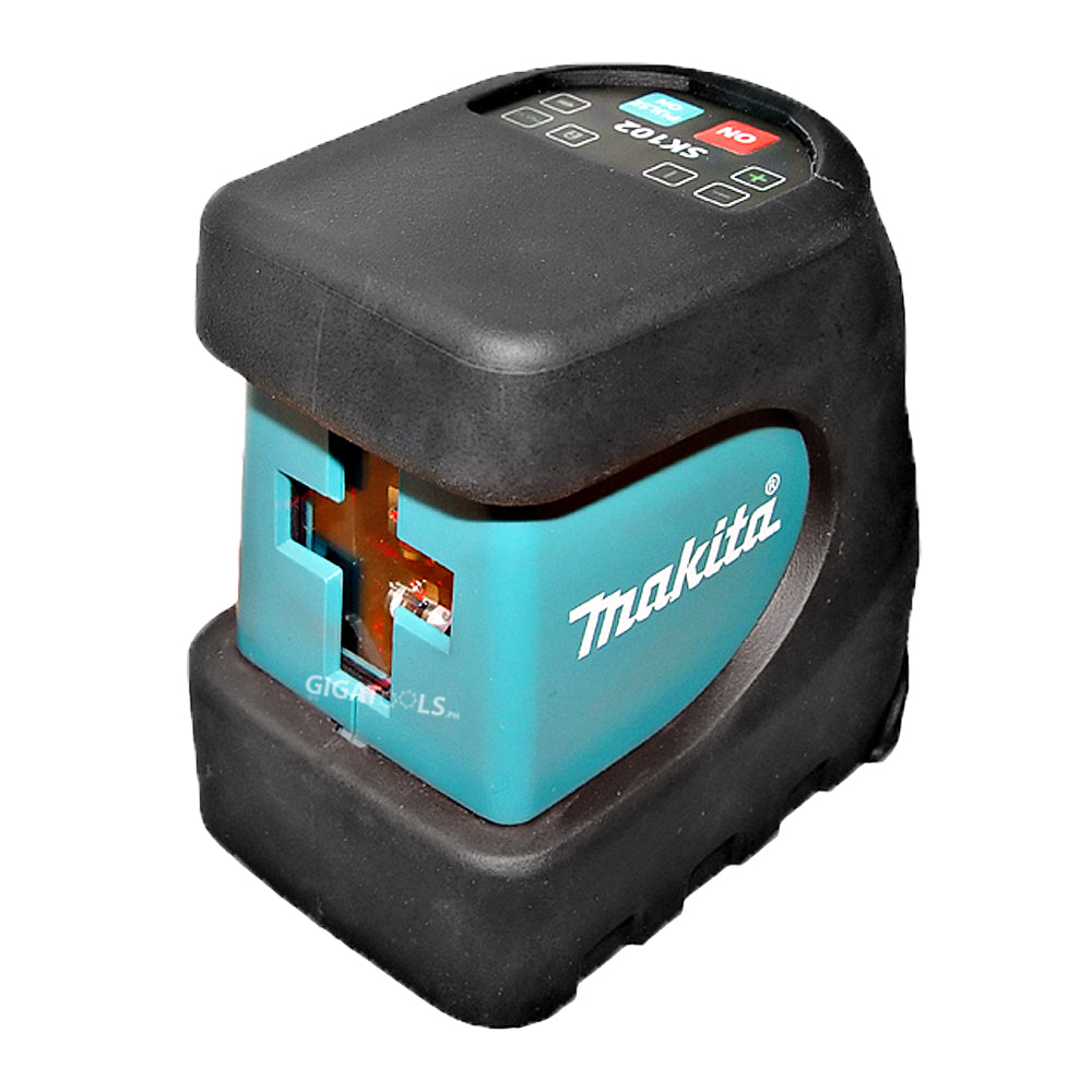 Makita SK102Z Crossline Laser Level with Laser Target Plate & Magnetic ...