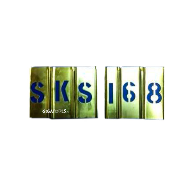 S-Ks Tools USA Brass Stencil ( Letters & Numbers )