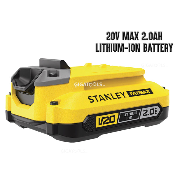 Stanley FATMAX SB202 Lithium-Ion 2.0Ah 20V Max Battery