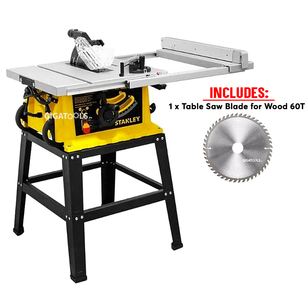 Stanley SST1801 1800W 10-inch / 254mm Table Saw Machine with Stand