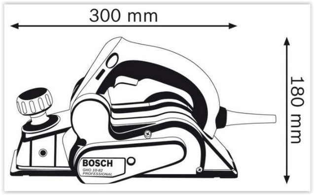 Bosch GHO 10-82 Planer (710W) - GIGATOOLS.PH