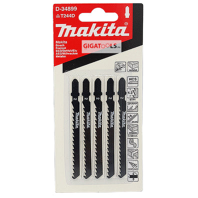 Makita D-34899 Wood/Fast and curved cutting Jigsaw Blade - GIGATOOLS.PH