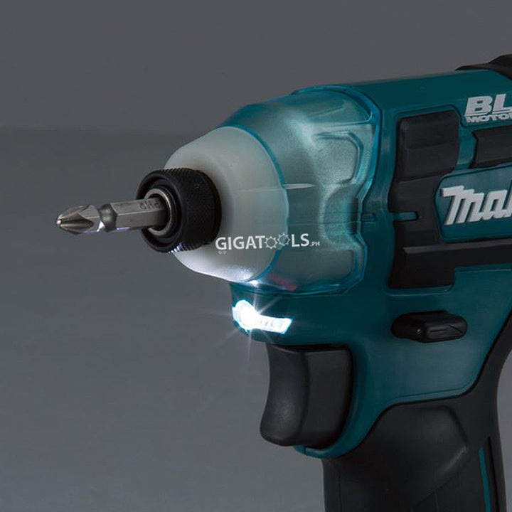 Makita TD111DZ 12V CXT Brushless Impact Driver – 1/4" Hex, Variable Speed, 1,200 In.lbs Torque, Assist Mode, Tool Only