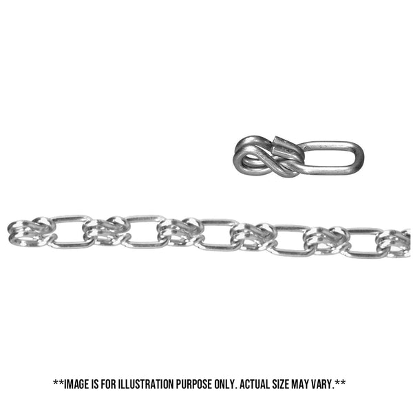 USA Campbell BLU- KROME Lock Link Single Loop Chain ( #072-2427 )