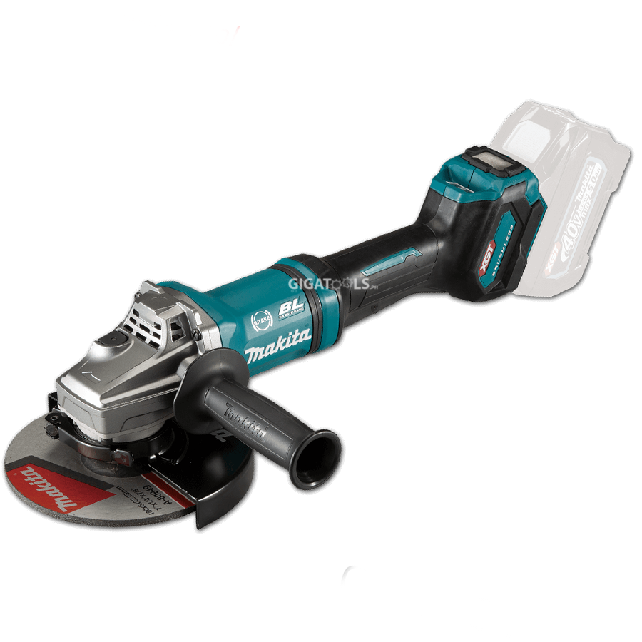 Makita GA037GZ Cordless Brushless Angle Grinder, Large Trigger 180mm (7″) Switch 40Vmax XGT™ Li-ion (Bare Tool Only)