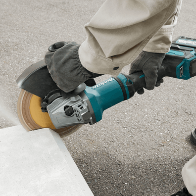 Makita GA038GZ Cordless Brushless Angle Grinder, Large Trigger Switch 180mm (7″) 40Vmax XGT™ Li-ion (Bare Tool Only)