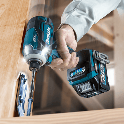 Makita TD001GZ Cordless Brushless Impact Driver 6.35mm (1/4″) 220 N·m (1,950 in.lbs.) 40Vmax XGT™ Li-ion (Bare Tool Only)