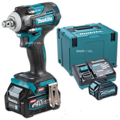 Makita TW005GD201 Cordless Brushless Impact Wrench 2.7mm (1/2″) 350 N·m (260 ft.lbs.) 40V max XGT Li-Ion (Pin Detent) (Kit Set)