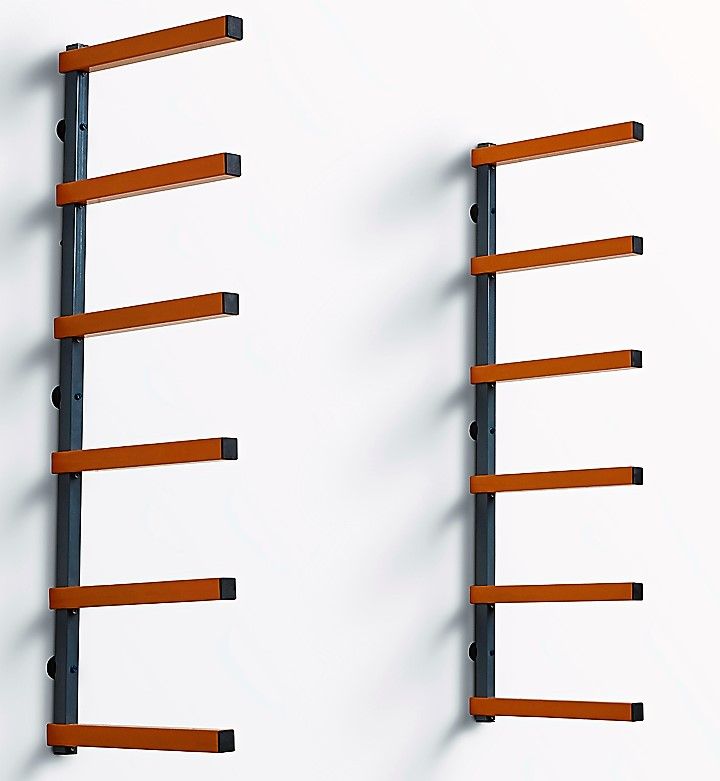 BORA 6-Level Lumber Storage Rack - Orange & Gray (PBR-001) – GIGATOOLS ...