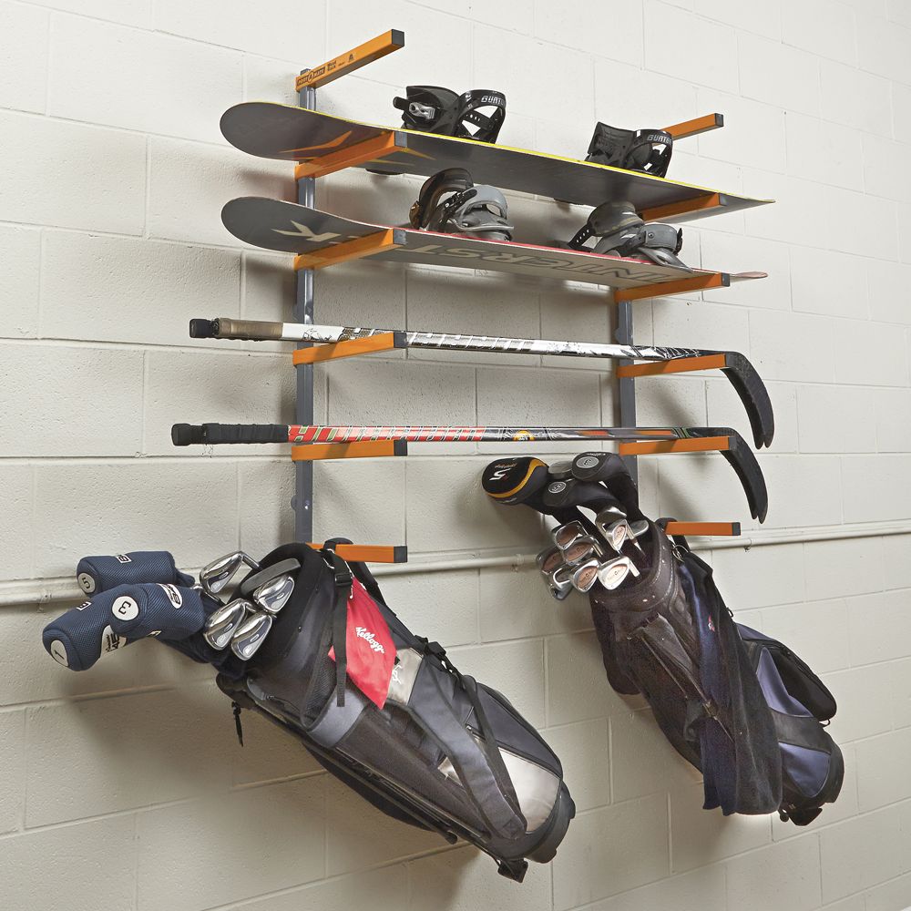 BORA 6-Level Lumber Storage Rack - Orange & Gray (PBR-001) – GIGATOOLS ...