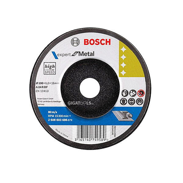 Bosch Grinding Disc 4" Expert for Metal ( 2608603686 )