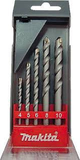 Makita Tungsten Carbide Tipped (TCT) Masonry Drill Bit Set 5pcs (D-05175) - GIGATOOLS.PH