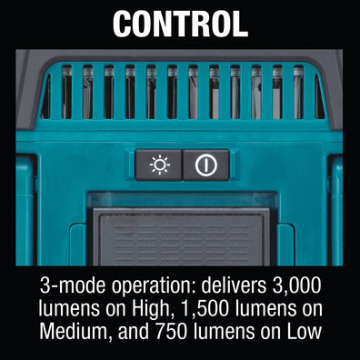 Makita DML811 Corded & Cordless 3,000 lumens LED Work Light AC/18V/14.4V LXT® Li-Ion (Bare Tool)