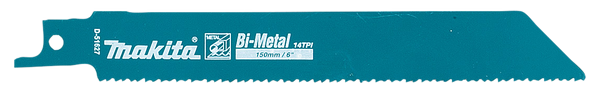 Makita D-51627, 6"/152mm X 14 TPI, Reciprocating Saw Blades (For Metal) 2PC/Pack - GIGATOOLS.PH