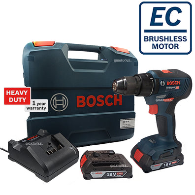 New Bosch GSR 18V-50 Professional Robust Brushless Motor Cordless Drill/Driver Set - GIGATOOLS.PH