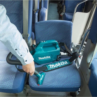 Makita DCL184Z Cordless Vacuum Cleaner with Cloth/Paper Dust Bag: 500 / 330 mL 18V LXT Li-Ion (Bare Tool Only)