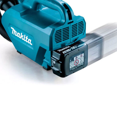 Makita DCL184Z Cordless Vacuum Cleaner with Cloth/Paper Dust Bag: 500 / 330 mL 18V LXT Li-Ion (Bare Tool Only)