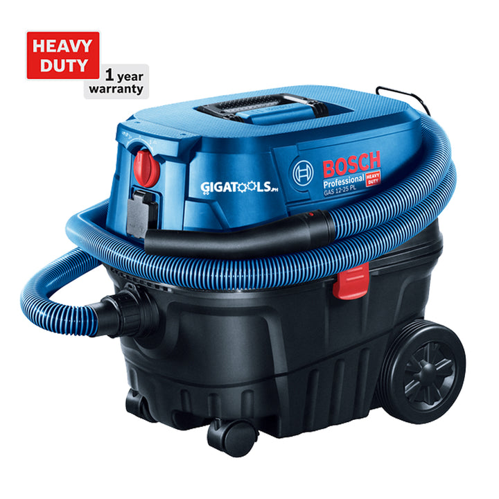 Bosch Professional GAS 12-25 PL Wet/Dry Extractor (1,250W) (Heavy Duty) - GIGATOOLS.PH