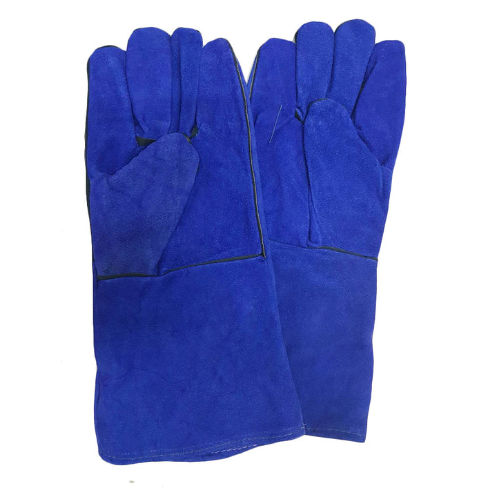 S-Ks Tools Gloves 16" - Cowhide Welding Leather Gloves (Blue) - GIGATOOLS.PH