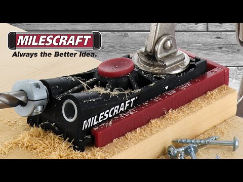 Milescraft PocketJig200XT Pocket Hole Jig Kit with free 2