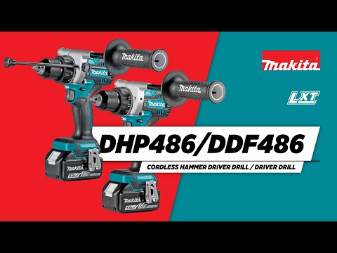 Makita DHP486Z Cordless Brushless Hammer Driver Drill 18V LXT® 13mm (1/2″) 125 N·m (1,100 in.lbs.) (Bare Tool)