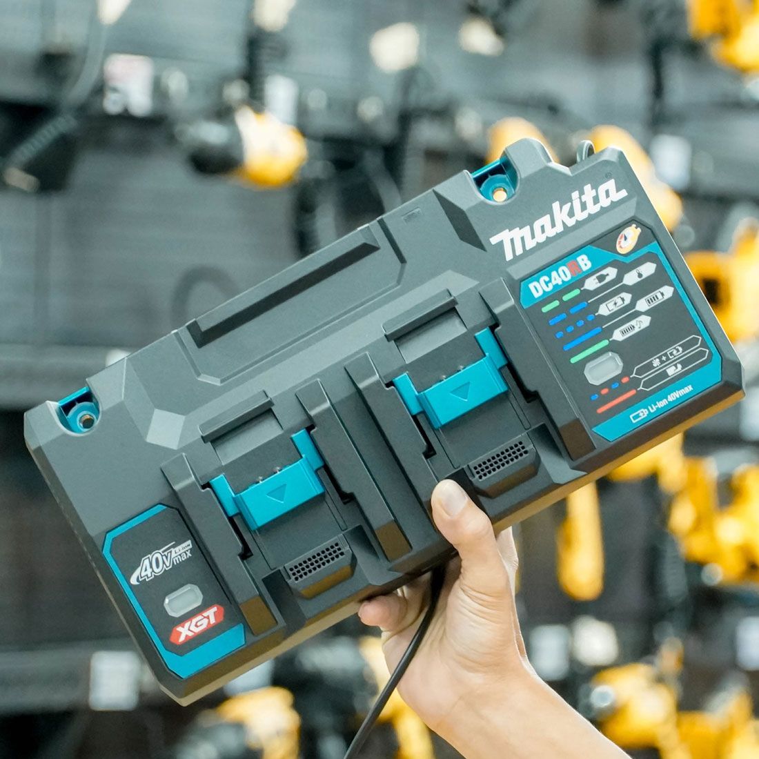 Makita DC40RB Dual / Two Port Multi Fast Charger 40Vmax XGT™